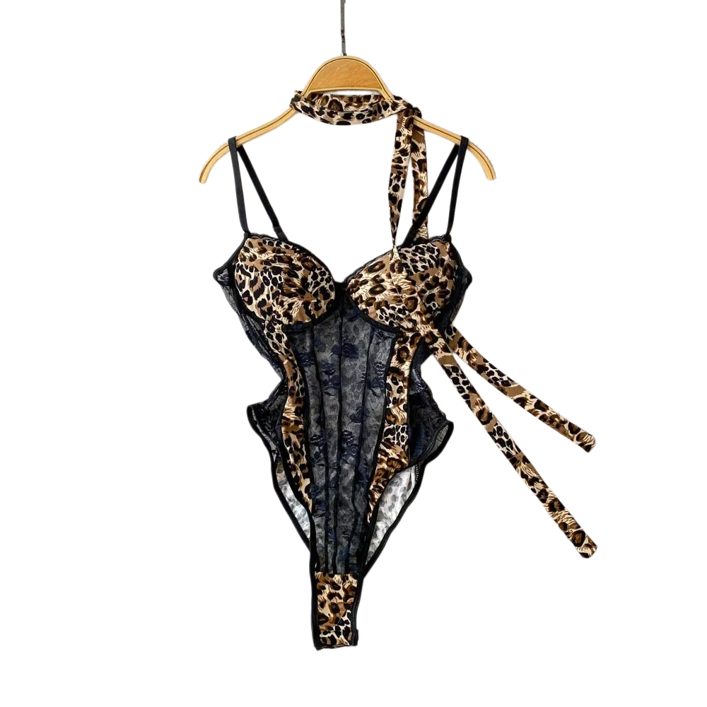 Vintage Fashion Women - Women Hotsweet V-neck Leopard Slim Vintage