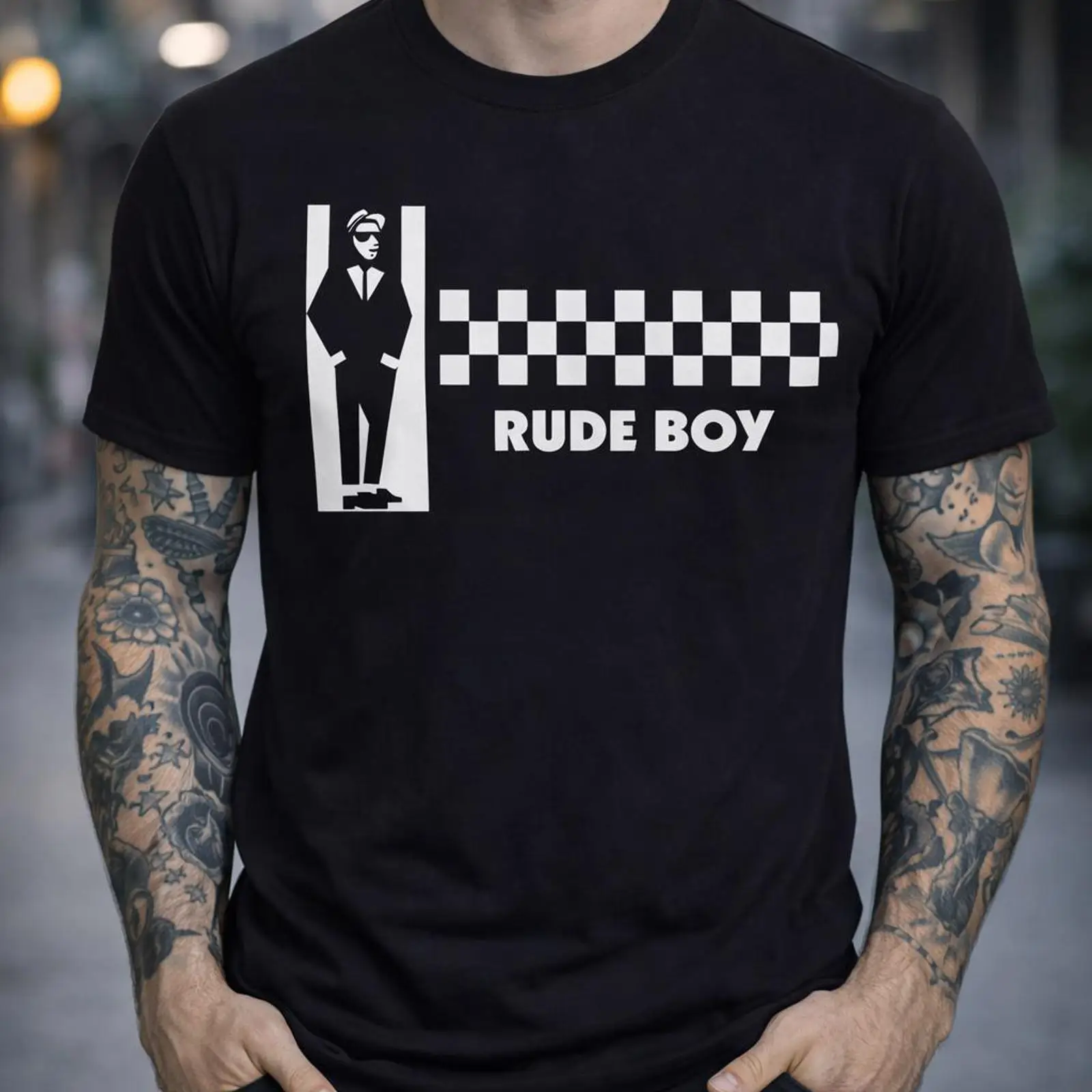 Vintage Fashion Revival - Rude Boy 2Tone Ska T Shirt
