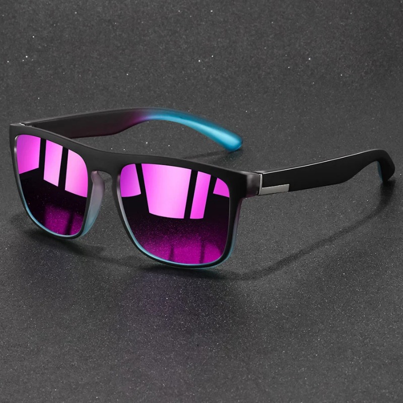 Vintage Fashion Streetwear - Fashion Vintage Square Sports Sunglasses Men