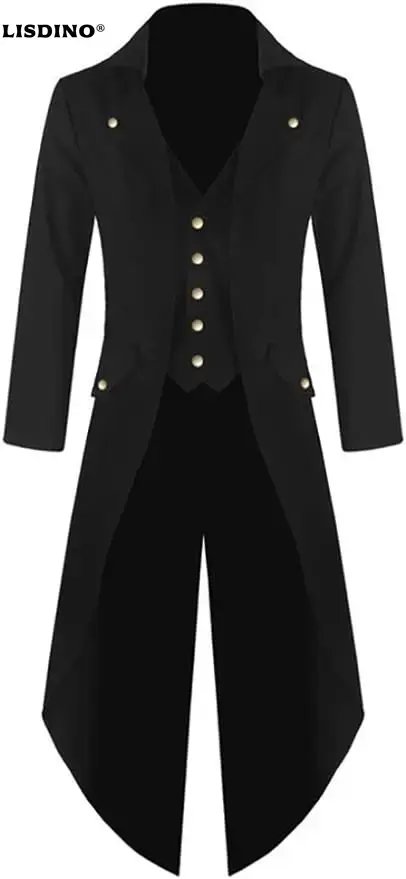 Mens Steampunk Gothic Jacket V - огляд і ціна Vintage Fashion Jacket