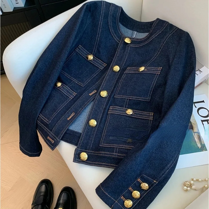 Korea Style Casual Denim Coat  - огляд і ціна Vintage Fashion Korea
