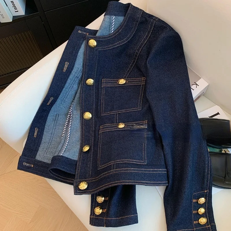 Korea Style Casual Denim Coat  - огляд і ціна Vintage Fashion Korea