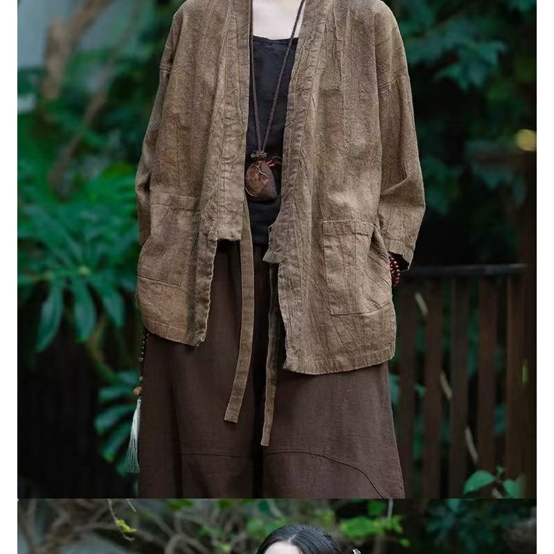 Women's Chinese Style Cotton L - огляд і ціна Vintage Fashion Jacket