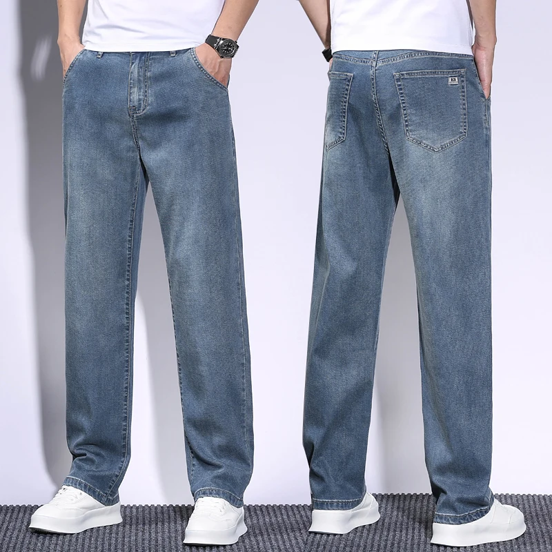 Soft Men's Lyocell Baggy Jeans - огляд і ціна Vintage Fashion Korea