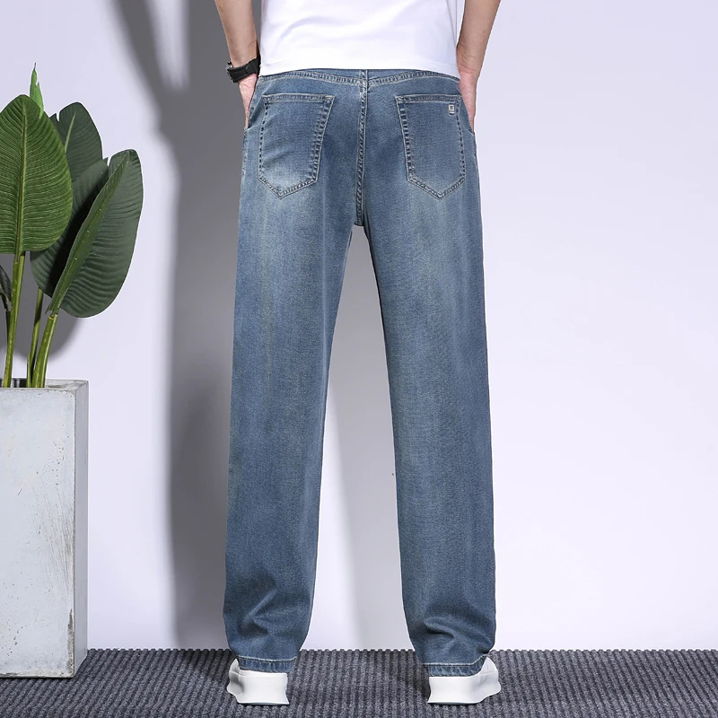 Soft Men's Lyocell Baggy Jeans - огляд і ціна Vintage Fashion Korea