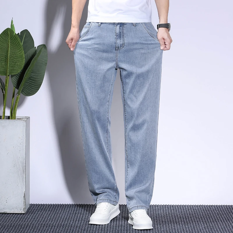 Soft Men's Lyocell Baggy Jeans - огляд і ціна Vintage Fashion Korea