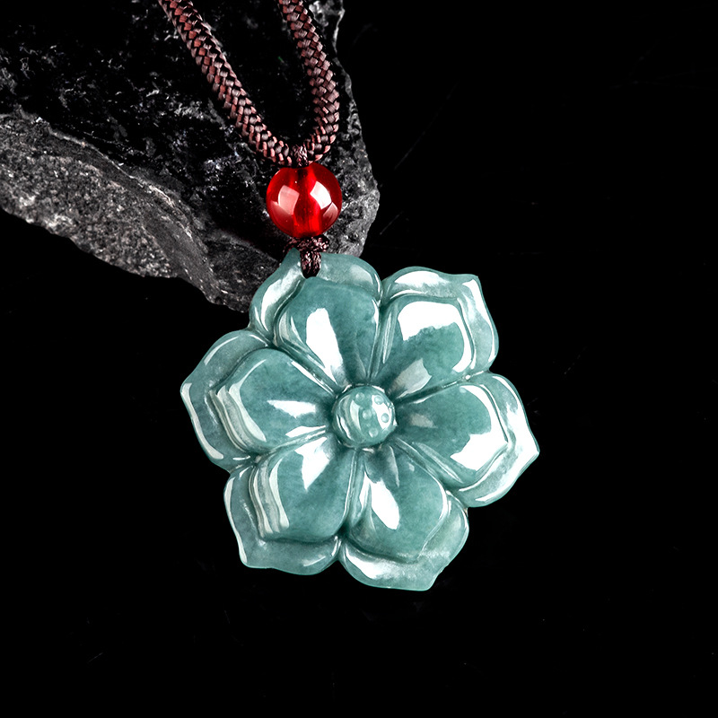 Burmese Jadeite Flower Pendant - огляд і ціна Vintage Fashion