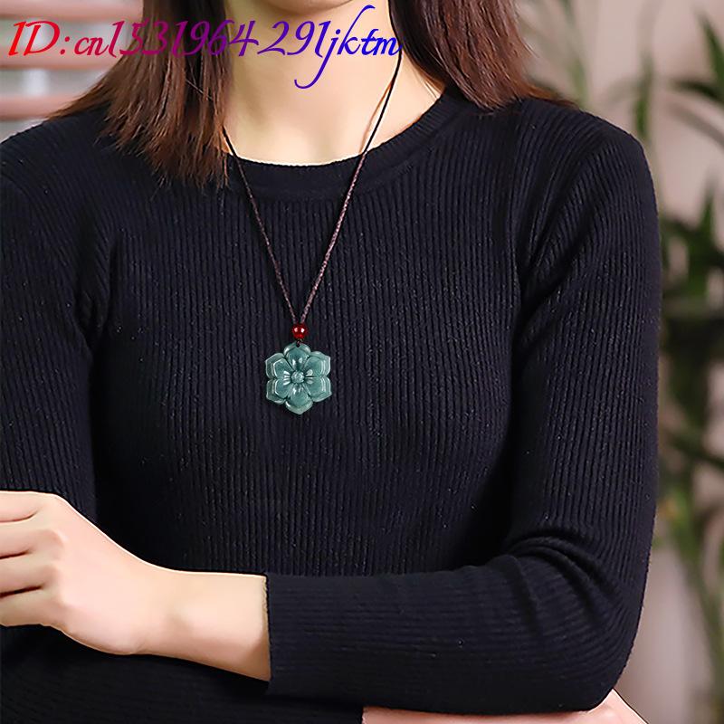 Burmese Jadeite Flower Pendant - огляд і ціна Vintage Fashion