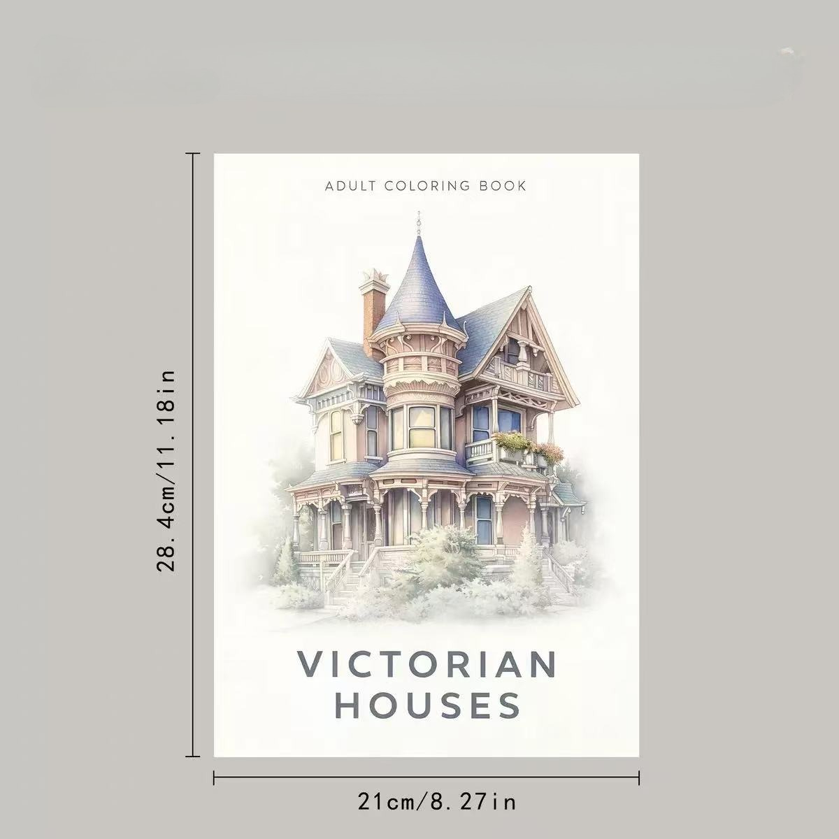 Victorian Houses Adult Colorin - огляд і ціна Vintage Fashion Coloring Book