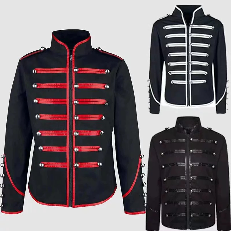 Men's Steampunk Rockstar Jacke - огляд і ціна Vintage Fashion Jacket