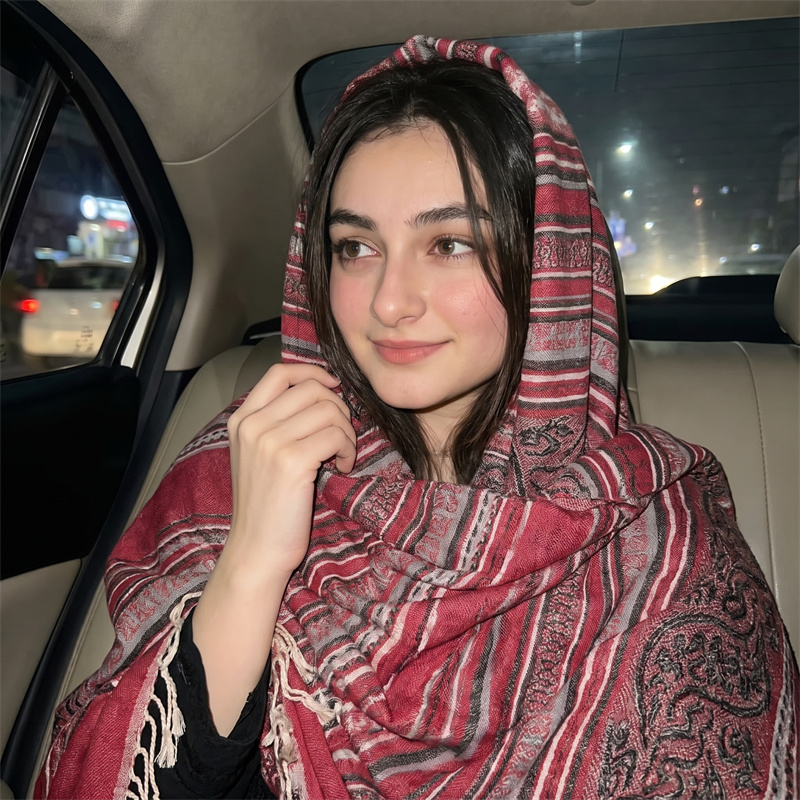 Vintage Paisley Print Hijab Fa - огляд і ціна Vintage Fashion Women