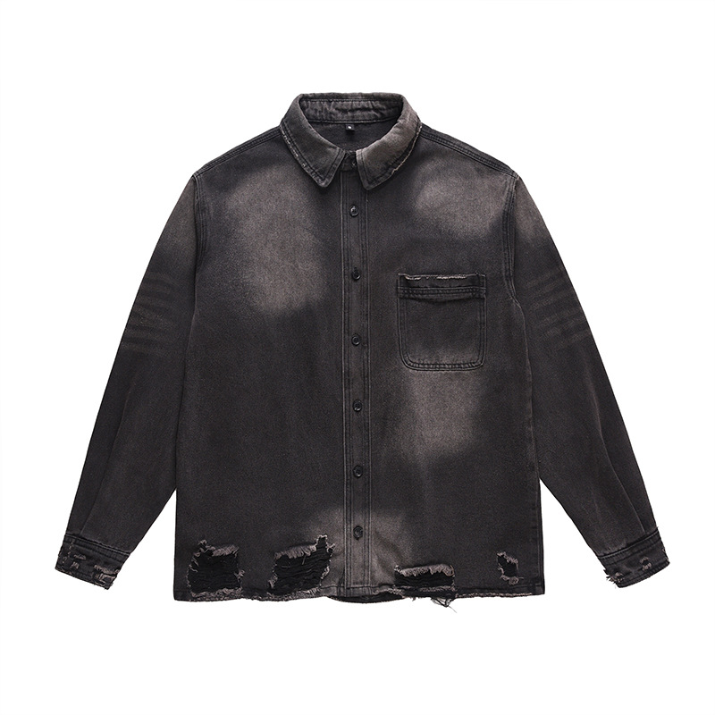 Men's High Street Ripped Jeans - огляд і ціна Vintage Fashion Jacket