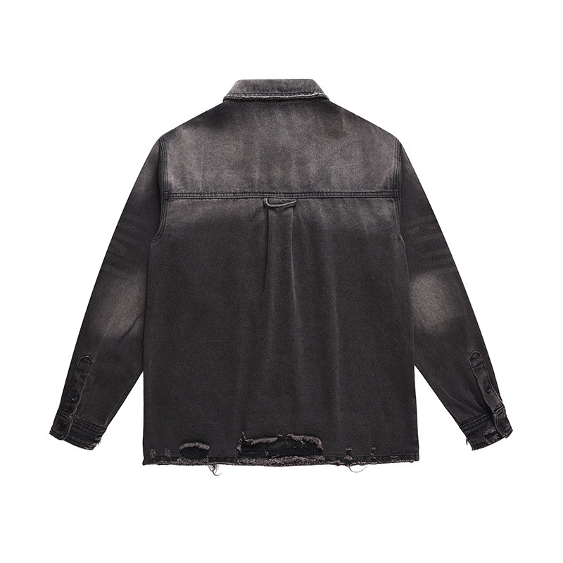 Men's High Street Ripped Jeans - огляд і ціна Vintage Fashion Jacket