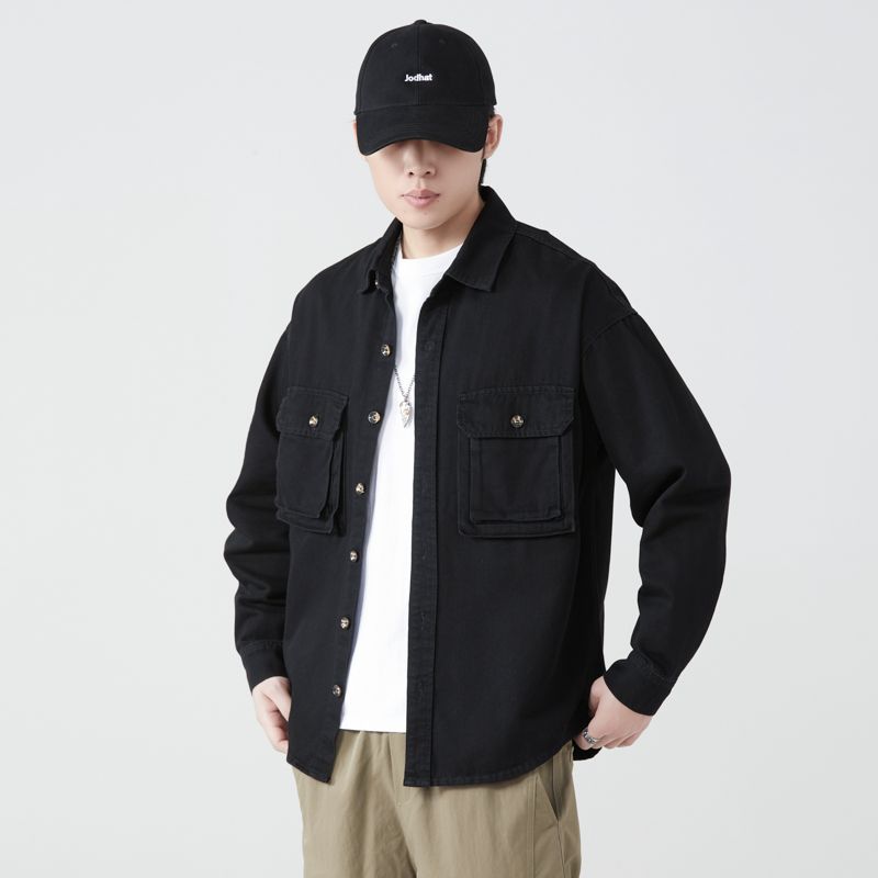 Pure Cotton Tooling Shirts Men - огляд і ціна Vintage Fashion Jacket