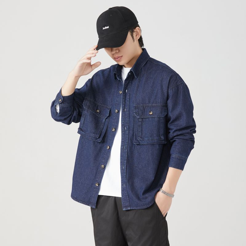 Pure Cotton Tooling Shirts Men - огляд і ціна Vintage Fashion Jacket