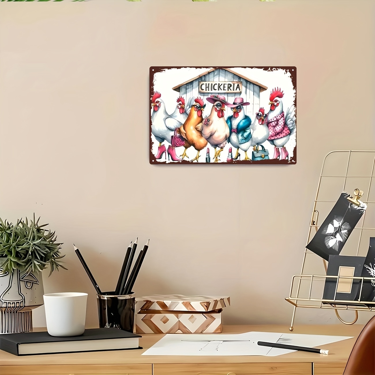 1pc Vintage Iron Metal Wall Ar - огляд і ціна Vintage Fashion Outfit