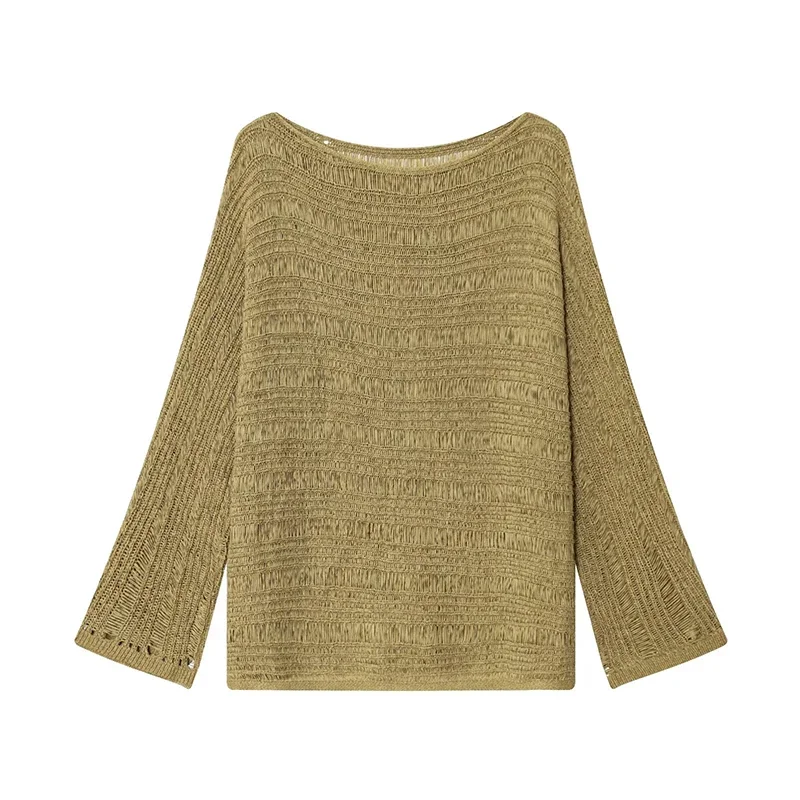Vintage Boat Neck Knit Sweater - огляд і ціна Vintage Fashion
