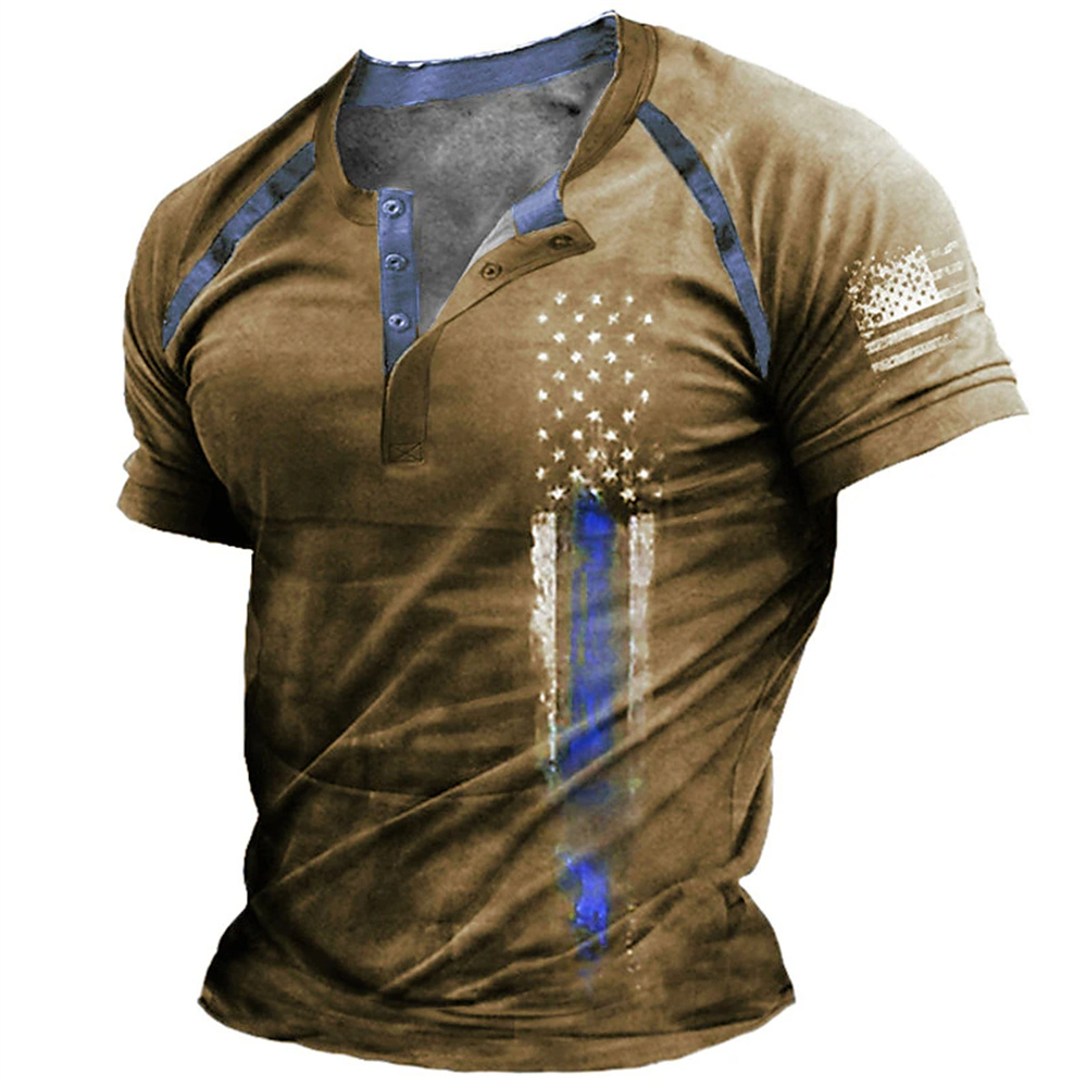 Funny 3D American Flag Print M - огляд і ціна Vintage Fashion Streetwear