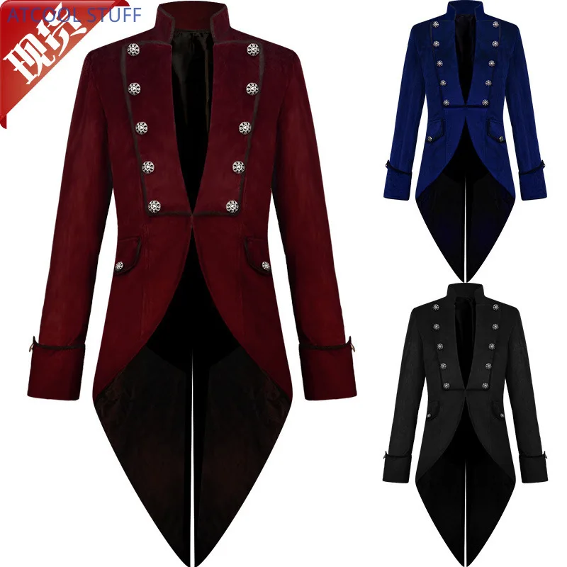Classic Velet TailCoat Medieva - огляд і ціна Vintage Fashion Jacket