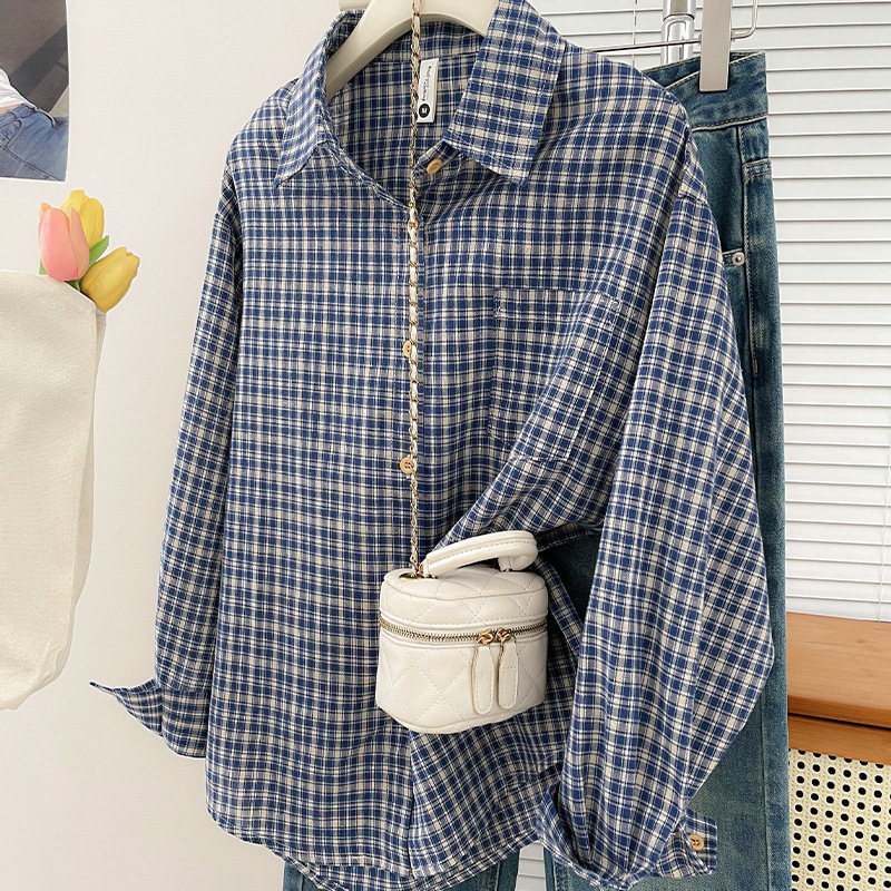 Korean-style Vintage Plaid Shi - огляд і ціна Vintage Fashion
