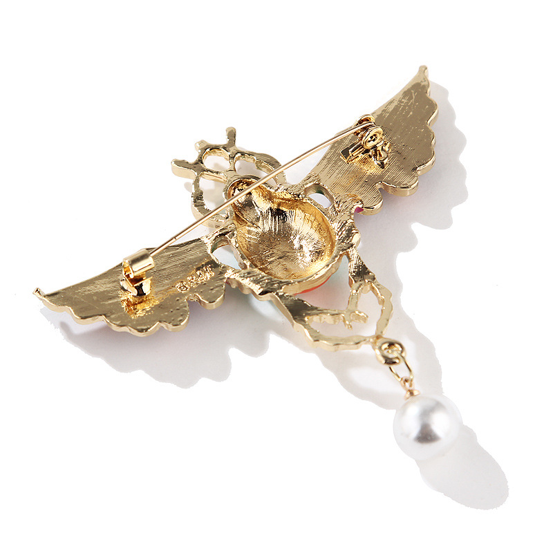 Winged Scarab Brooch Colorful  - огляд і ціна Vintage Fashion Revival