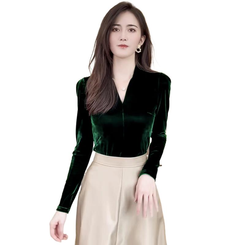 Fashion elegant V-neck long sl - огляд і ціна Vintage Fashion Streetwear