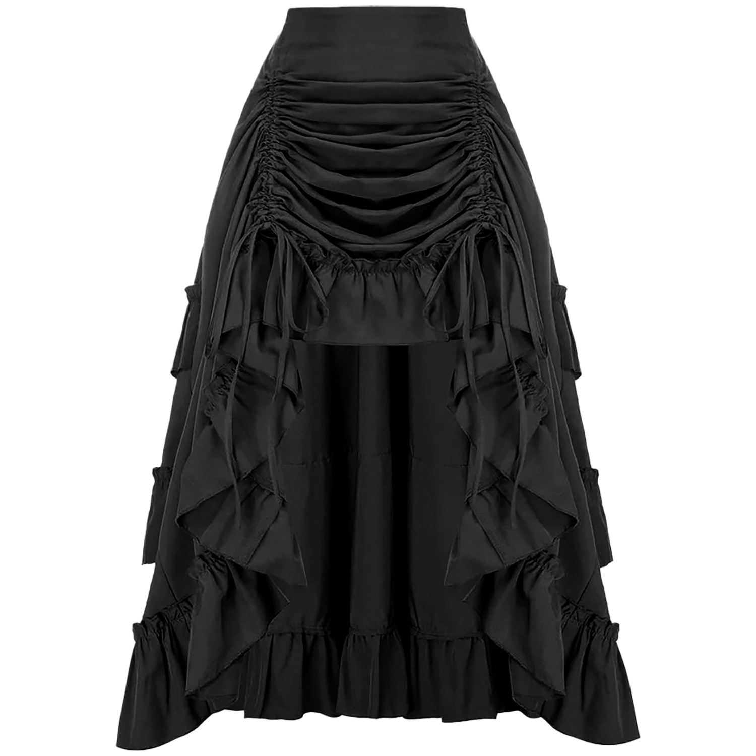 Ruffled High Waisted Long Vict - огляд і ціна Vintage Victorian Fashion