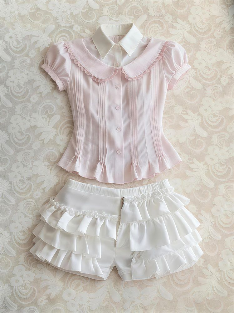 Sweet 2-Piece Set Woman Clothe - огляд і ціна Vintage Fashion Korea