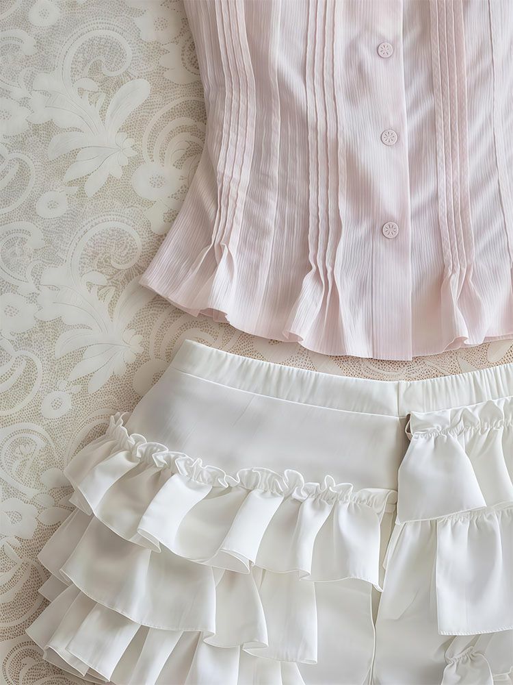 Sweet 2-Piece Set Woman Clothe - огляд і ціна Vintage Fashion Korea