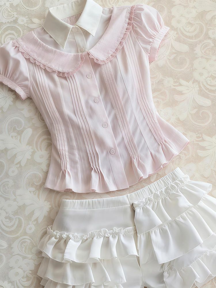 Sweet 2-Piece Set Woman Clothe - огляд і ціна Vintage Fashion Korea