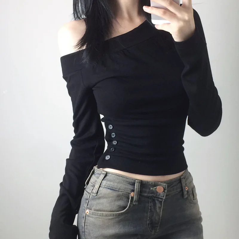 Y2K Vintage Pleated Button T-S - огляд і ціна Vintage Fashion