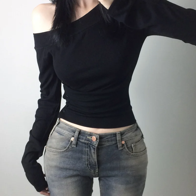 Y2K Vintage Pleated Button T-S - огляд і ціна Vintage Fashion