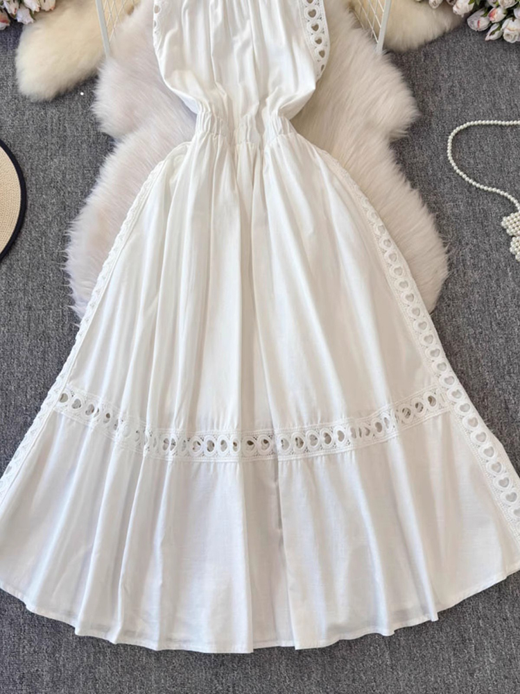 Elegant Hollow Out Women White - огляд і ціна Vintage Fashion Korea