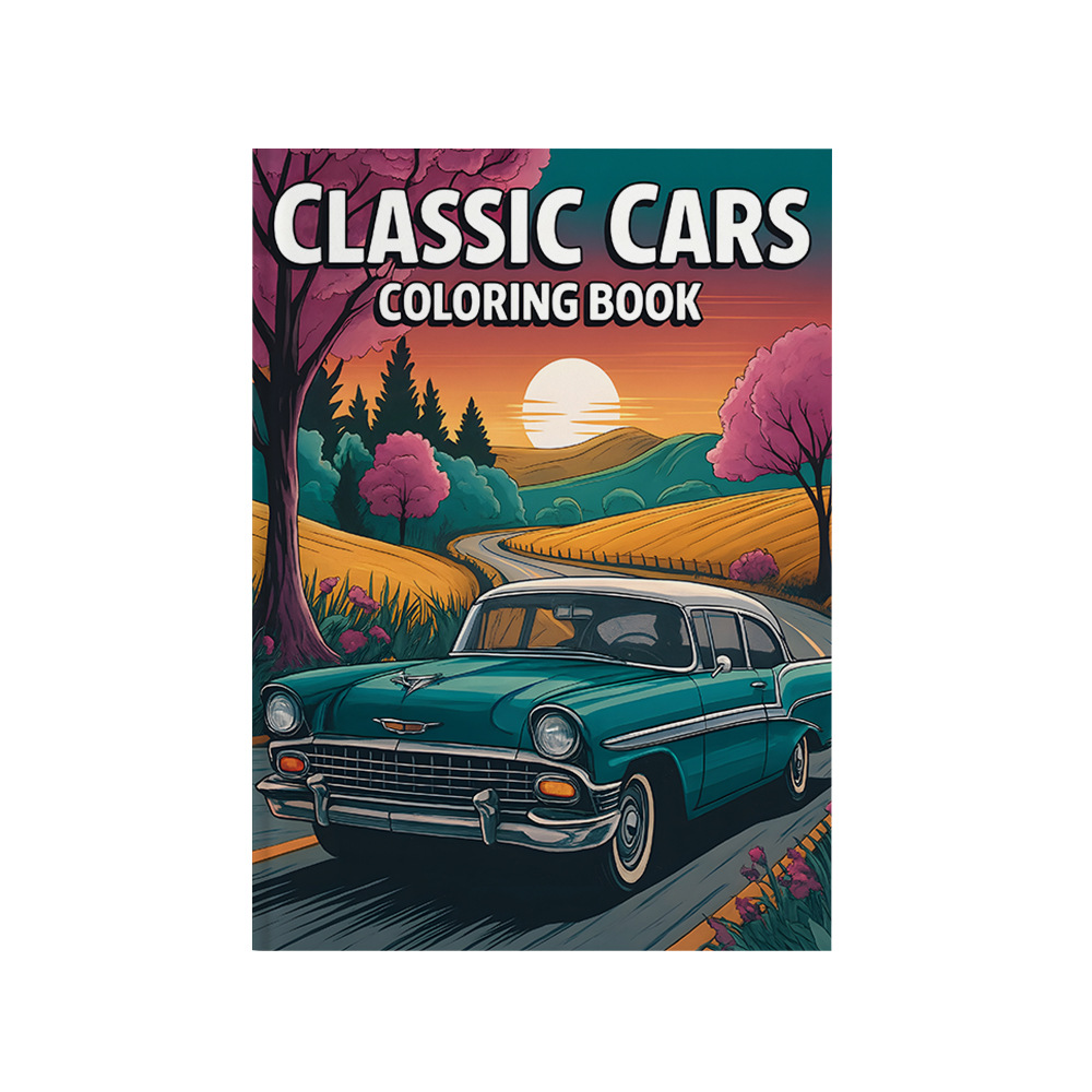 Classic Cars Coloring Book Vin - огляд і ціна Vintage Fashion Coloring Book