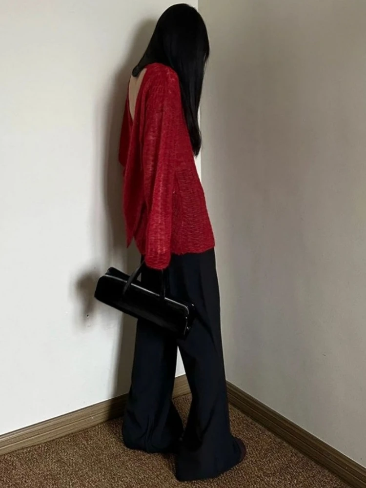 Y2K See-Through Knitted Women' - огляд і ціна Vintage Fashion